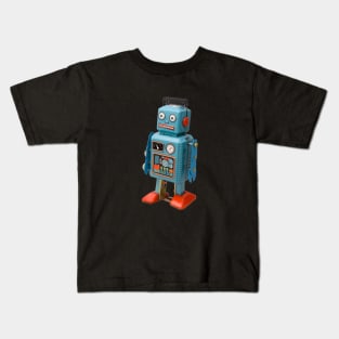 Robot tin toy Kids T-Shirt